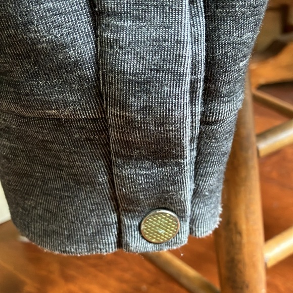 Jordan Nike Air Jordan Heavy Zip Hoodie Dark Gray - Picture 7 of 12